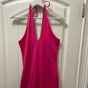 Wild Fable T-Shirt Halter Dress - Hot Pink - Women's Medium - NWT